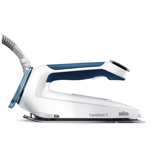 Centro de planchado BRAUN Carestyle 5 IS5245BL, suela Freeglide 3D Eloxalplus, 2400W, 7 bares de presión.