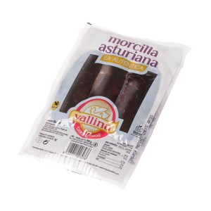 Vallina Morcilla Asturiana Ahumada, Elaborada sin Gluen y sin Lactosa Vallina 250 G.