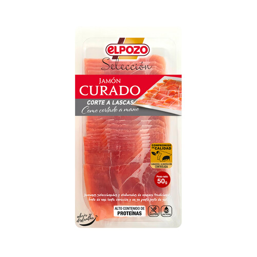 Jamón curado en lonchas EL POZO 40 g.