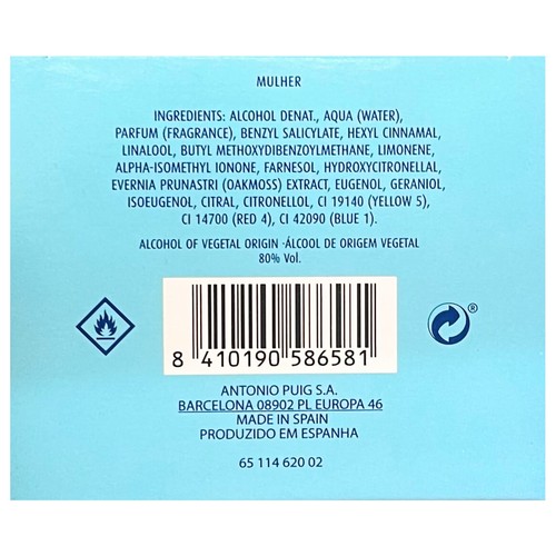 DON ALGODÓN Eau de toilette (colonia) para mujer con vaporizador en spray 200 ml.