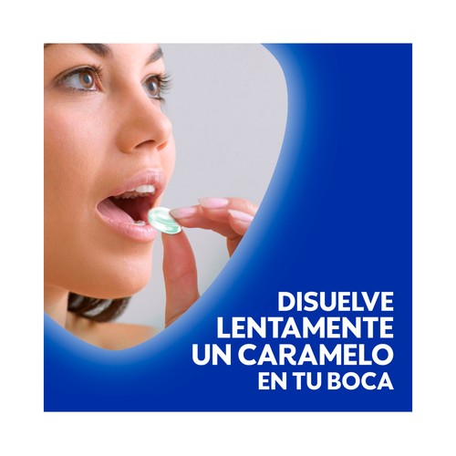 VICKS Doble acción Caramelos sin azúcar y con mentol refrescante 72 g.