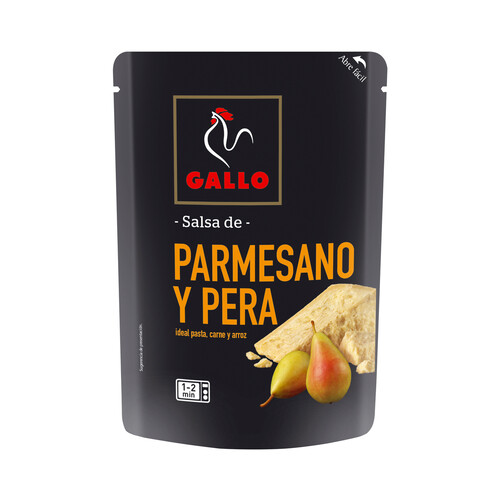 GALLO Salsa de queso parmesano y pera, ideal para pasta, carne y arroz GALLO 140 g.