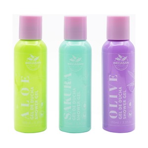 BECASAN NATURE Gel para ducha o baño formato viaje 100 ml.