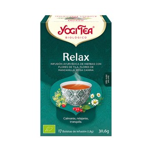 Yogi TEA Infusión de Té de Relax BIO 17 Uds. 30,6 G.
