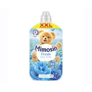 MIMOSÍN Azul vital Suavizante concentrado con potenciadores de la fragancia 1890 ml, 105 lavados.
