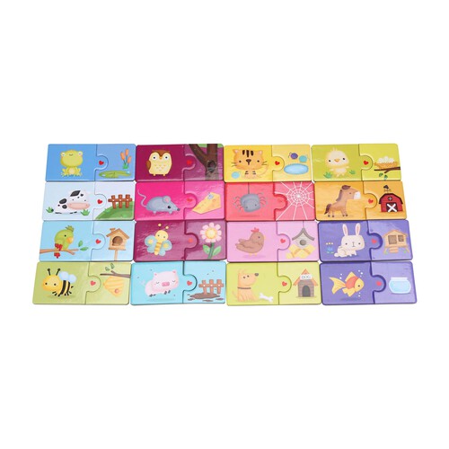 Puzzle infantil de parejas, My Little Duo ONE TWO FUN ALCAMPO.