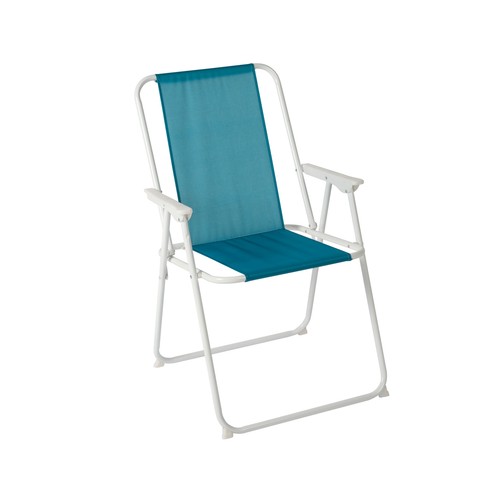 Silla de acero  color azul, GARDENSTAR