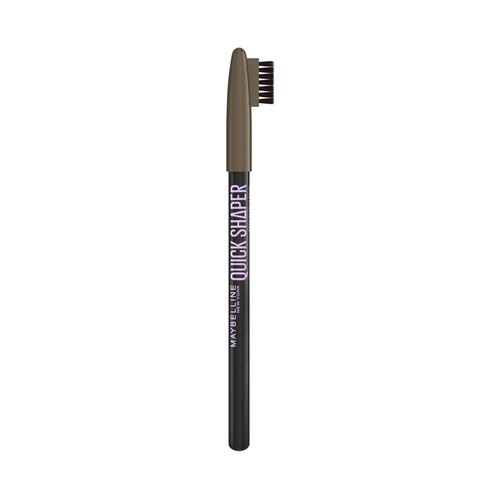 MAYBELLINE Quick shaper tono 04 Medium brown Lápiz moldeador de cejas con acabado natural.