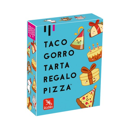 Taco, Gorro, Tarta, Regalo, Pizza, juego de cartas, LÚDILO