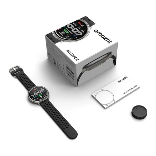 AMAZFIT Active 2, Smartwatch 3,35cm (1,32"), GPS, Bluetooth, color negro.