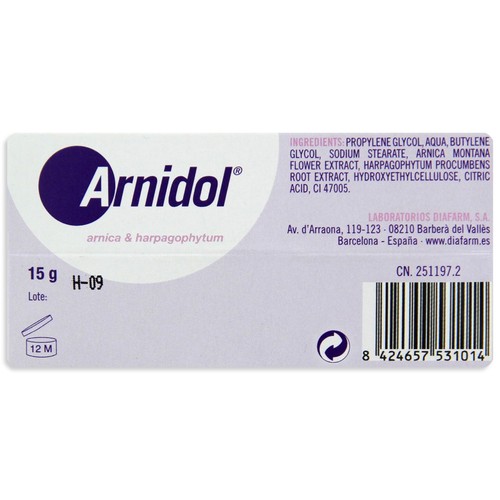 ARNIDOL Gel stick para morados y golpes, refresca & reconforta 15 ml.