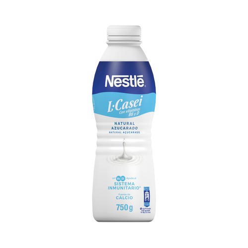 Leche fermentada con Lcasei y sabor natural azucarado NESTLÉ 750 g.