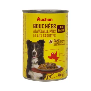 PRODUCTO ALCAMPO Bocaditos en salsa con trozos de ave 400 g.