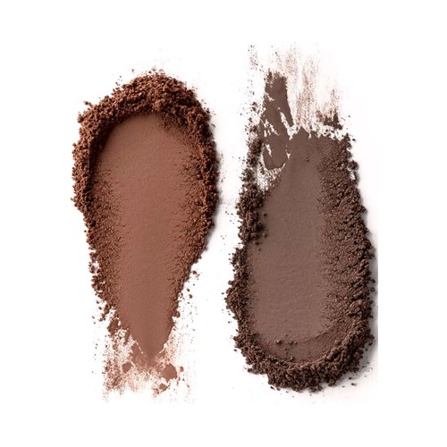 ESSENCE Duo set tono 02 medium Estuche de polvos para cejas definidas.