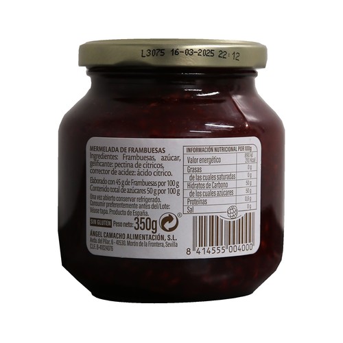 LA VIEJA FÁBRICA Mermelada de frambuesa 350 gr.