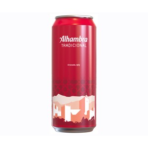 Alhambra Tradicional Cerveza en Lata  50 Cl.