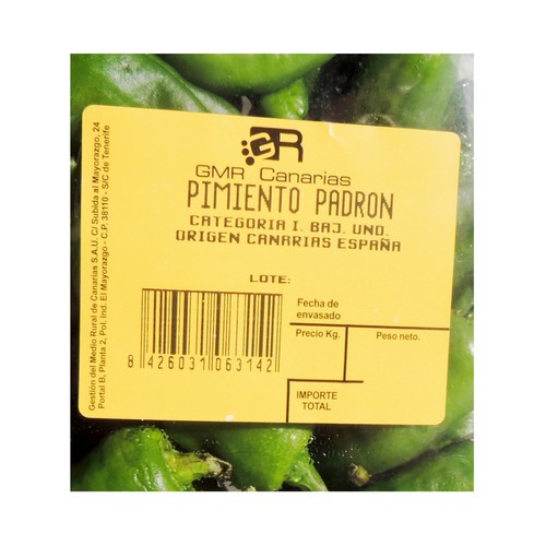 Pimientos de Padrón HORTALIZA