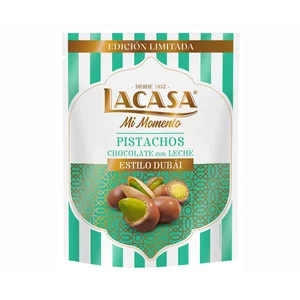 LACASA Grajea de chocolate con pistacho estilo Dubai 100 g.