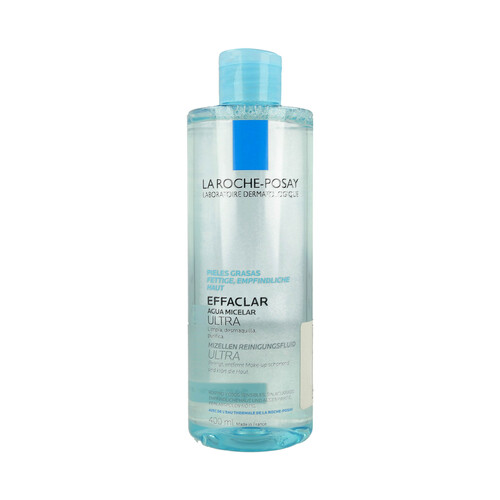 Agua micelar para pieles grasas LA ROCHE POSAY Effaclar 400 ml.