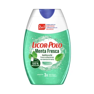 LICOR DEL POLO Pasta de dientes + enjuague bucal, con esencias de menta 75 ml.