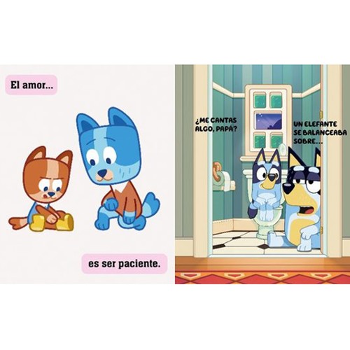 Un cuento - Con amor de BLUEY. Género: infantil.