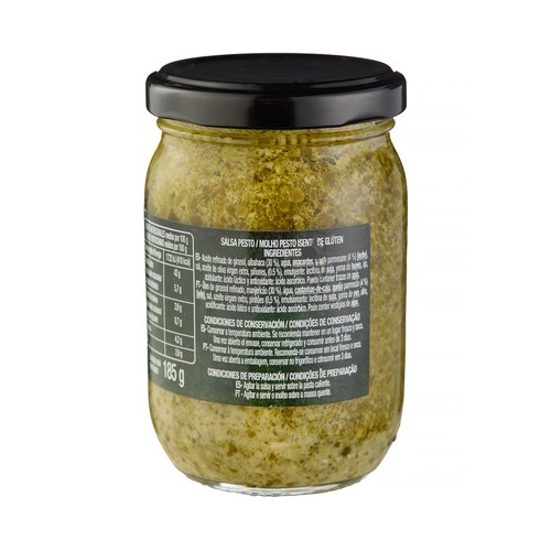 PRODUCTO ALCAMPO Salsa de pesto verde 185 g.