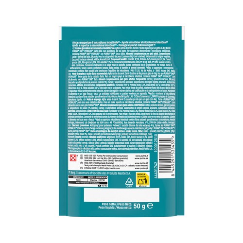 PURINA ONE Snack de gato liquido salmón hydralife 50g