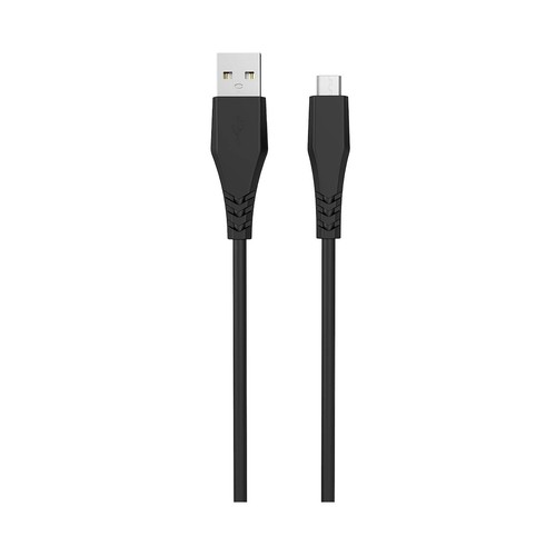 Cable USB A a USB C QILIVE 600183370, longitud 1,2 metros, color negro.