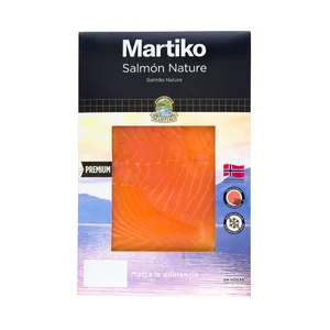 MARTIKO Salmón Nature sin ahumar y sin azúcares añadidos 80 g.