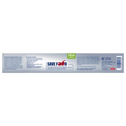 ALBAL Papel de aluminio ALBAL 50 metros 1 ud.