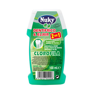 Imagen de NUKY Dentífrico y elixir con sabor a clorofila 100 ml.