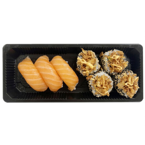Bandeja 4 California salmón y 3 sushi salmón SUSHI GOURMET 7 uds.