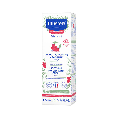 MUSTELA Crema facial hidratante para pieles muy sensibles MUSTELA 40 ml.