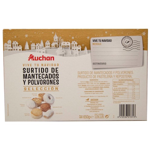 PRODUCTO ALCAMPO Surtido de dulces navideños  650 g.