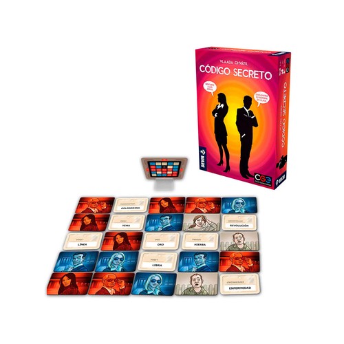 Juego de mesa de espías Código Secreto, desde 2 jugadores, DEVIR.