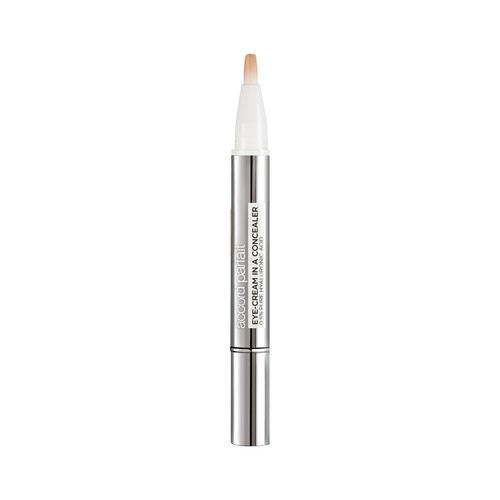 Corrector Eye-creme in a concealer con cobertura ligera de larga duración tono 4-7D Golden Sable L´ORÉAL Accord Parfait.