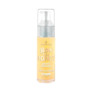 ESSENCE Glow like honey tono miel claro amarillento Prebase en gel hidratante con acabado luminoso.