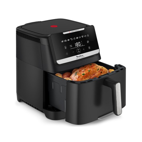 Freidora de aire MOULINEX EZ8428 Silence, 1800W, Capacidad 7L, 10 programas.