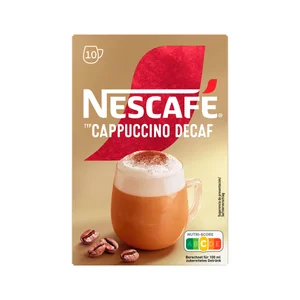 NESCAFÉ GOLD Café cappuccino descafeinado monodosis 10 uds.125 g.