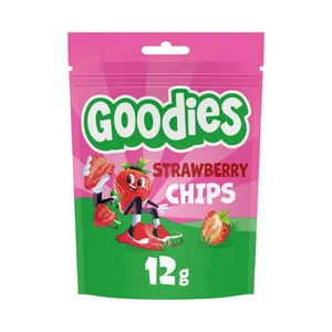 HERO Kids Chips de fresa elaborados sin azúcares añadidos 12 g.