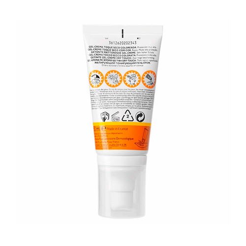 LA ROCHE POSAY Anthelios xl Crema (gel) protectora solar facial con color y FPS 50+ (muy alto) 50 ml.