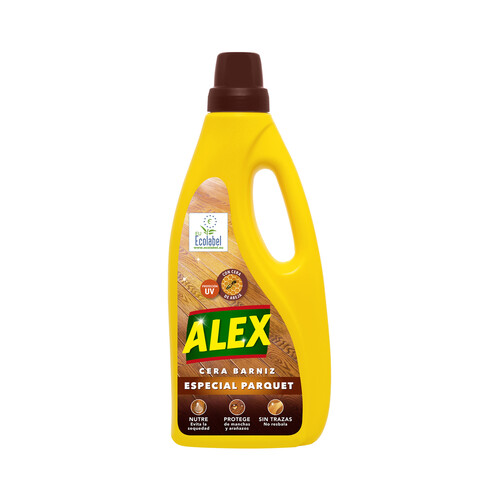 ALEX Cera abrillantadora especial parquet ALEX 750 ml.