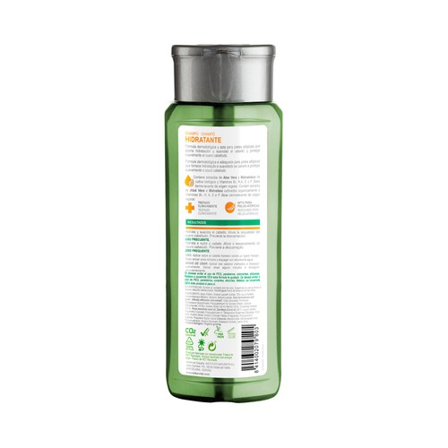 NATUR VITAL Champú dermatológico hidratante con aloe vera NATUR VITAL Sensitive 350 ml.
