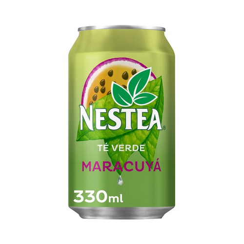 Bebida de té verde con maracuyá NESTEA lata de 33 centilitros