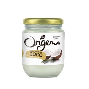ORIGENS Aceite de coco ecológico 200 ml.