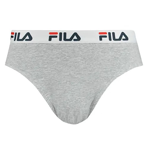 Pack 2 slip FILA, color gris, talla XL