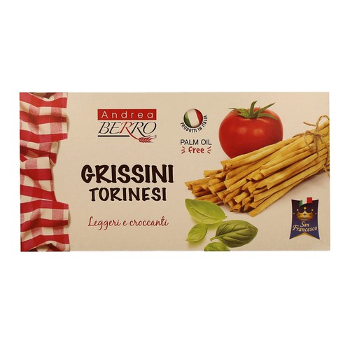 ANDREA BERRO Palitos de pan horneados con aceite de girasol 250 g.
