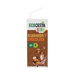 ECOCESTA Kids Bebida vegetal de almendra y chocolate 200 ml.
