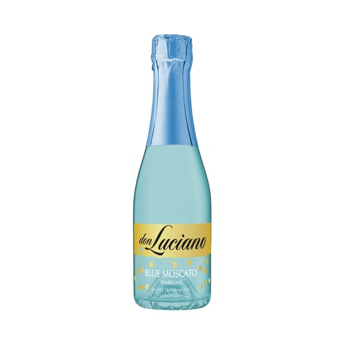 DON LUCIANO Blue Vino espumoso duce (Moscato azul) de baja graduación botella 75 cl.