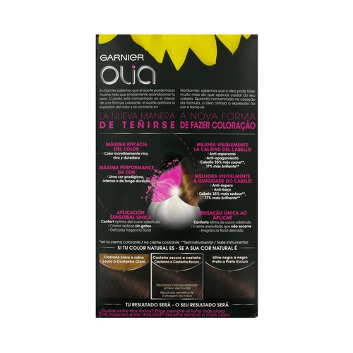 GARNIER Olia Tinte de pelo permanente color chocolate 4.15.